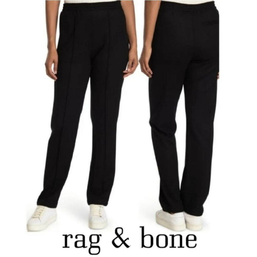 RAG and‎ Bone Rylie black track pants Size medium new!!!!